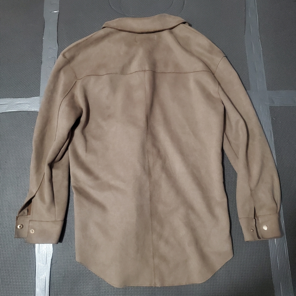 Suede button up - Picture 3 of 4